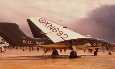Sea Vixen A2624 (also SAH17) was used for aircraft handling training