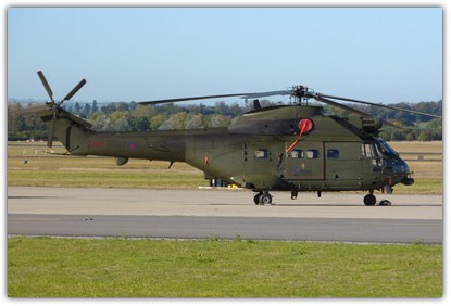 Even Puma serials are painted small to avoid compromising the low-visibilty scheme